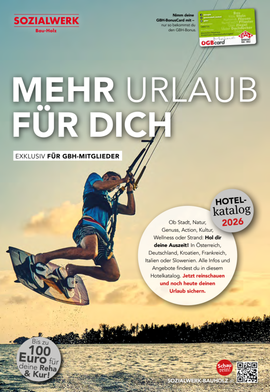 Sozialwerk BAU-HOLZ - Hotelkatalog 2025/2026